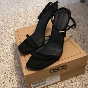 ASOS black nova heels